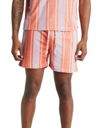 Native Youth - Stripe French Terry Shorts - Lyst