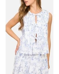 Blu Pepper - Pleated Top - Lyst