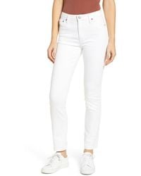 AG Jeans - Mari High Waist Slim Straight Leg Jeans - Lyst