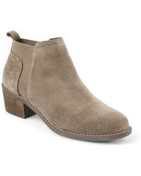 me too suede booties