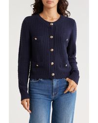Blu Pepper - Button Front Cardigan - Lyst