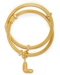 Saachi - Bubble Charm Initial Bracelet - Lyst