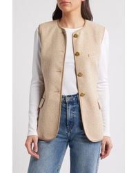 Rag & Bone - Bartlet Cotton Blend Metallic Tweed Vest - Lyst