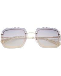 Ted Baker - 60mm Rimless Square Sunglasses - Lyst