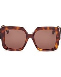 Max Mara - Ernest 56Mm Square Sunglasses - Lyst