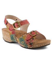 Spring Step - Osuna Ankle Strap Platform Sandal - Lyst