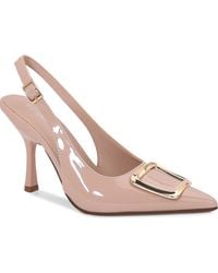BERNESS - Buckle Slingback Stiletto Pump - Lyst