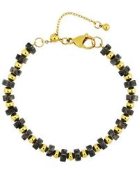 Rebel - Stone Bead Bracelet - Lyst