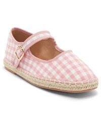 Top Moda - Fallon Gingham Mary Jane Flat - Lyst