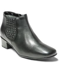 yamina wedge bootie