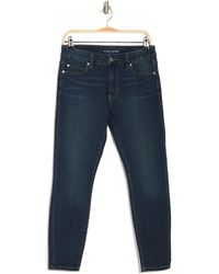 Tahari Denim Mid Rise Slim Straight Leg 