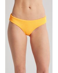 Cyn and Luca - Pucker Ruched Back Bikini Bottoms - Lyst