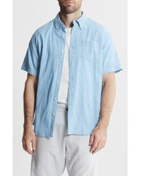 Jachs New York - Cotton & Linen Short Sleeve Shirt - Lyst