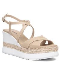 Nero Giardini - Ankle Strap Platform Wedge Sandal - Lyst