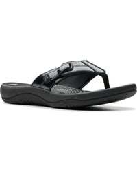 Clarks - Clarks Sunmaze Loop Thong Sandal - Lyst