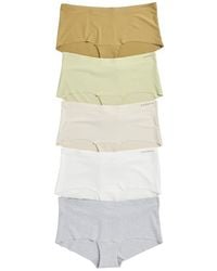 Danskin - 5-Pack Laser Brushed Briefs - Lyst
