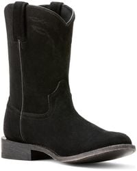 Ariat - Downtown Stonewash Suede Cowboy Boot - Lyst