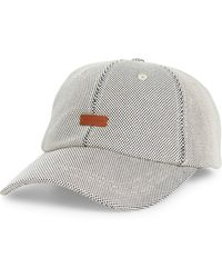 Cole Haan - Two Tone Canvas Baseball Cap - Lyst