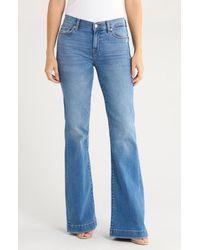 7 For All Mankind - Dojo Flare Jeans - Lyst