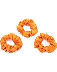 BLISSY - 3-Pack Silk Scrunchies - Lyst