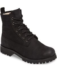 Blackstone - Ol22 Lace-Up Boot With Genuine Shearling Lining - Lyst