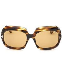 Tom Ford - Ren 60Mm Geometric Sunglasses - Lyst