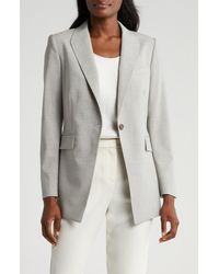 Theory - Etiennette Wool Blend Blazer - Lyst