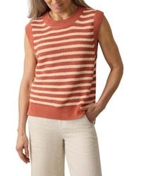 Faherty - Miramar Linen & Organic Cotton Sweater Tank - Lyst