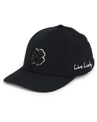 Black Clover - Clover Logo Perforated Baseball Cap - Lyst
