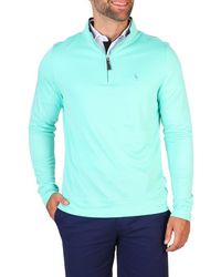 Tailorbyrd - Modal Blend Quarter Zip Pullover - Lyst