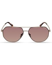 Kenneth Cole - 59Mm Pilot Sunglasses - Lyst
