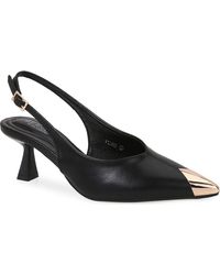 BERNESS - Vianna Cap Toe Slingback Pump - Lyst