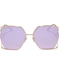 DIFF - Donna Iv 61Mm Gradient Square Sunglasses - Lyst