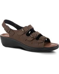 Flexus by Spring Step - Willa Multistrap Slingback Sandal - Lyst