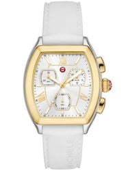 Michele - Relevé Sport Chronograph Silicone Strap Watch, 31Mm - Lyst