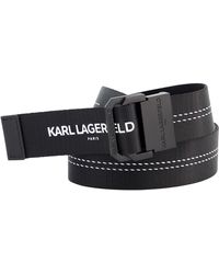 Karl Lagerfeld - Logo Webbing Belt - Lyst