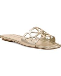 Stuart Weitzman - Jasmine Cutout Slide Sandal - Lyst