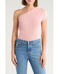 NSR - One Shoulder Top - Lyst