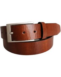 Vince Camuto Textured Leather Belt - Brown
