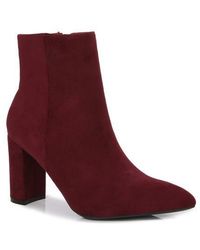 BERNESS - Sara Block Heel Bootie - Lyst