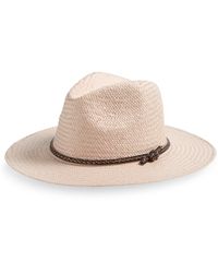 Melrose and Market - Novelty Trim Panama Hat - Lyst