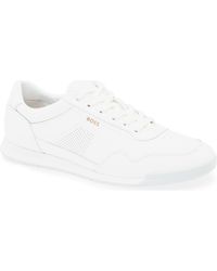 BOSS - Titanium Low Top Sneaker - Lyst