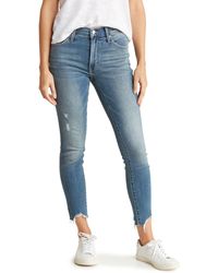 Lucky Brand - Bridgette Ripped High Waist Skinny Jeans In Allyson At Nordstrom Rack - Lyst