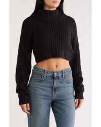 Florence By Mills - Crop Turtleneck Sweater - Lyst
