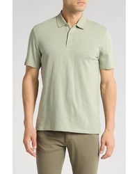 Vince - Short Sleeve Slub Polo - Lyst