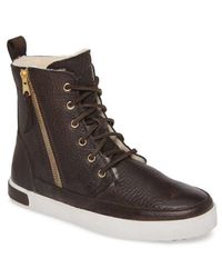 Blackstone - 'Cw96' Genuine Shearling Lined Sneaker Boot - Lyst
