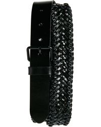 AllSaints - Woven Leather Belt - Lyst