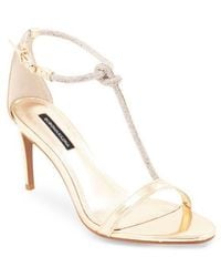 BCBGMAXAZRIA - Trinnia T-Strap Sandal - Lyst