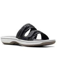Clarks - Breeze Piper Slide Sandal - Lyst