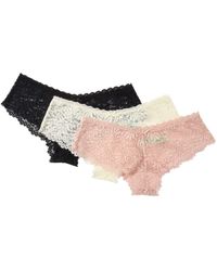 Honeydew Intimates - Assorted 3-pack Lace Hipster Panties - Lyst